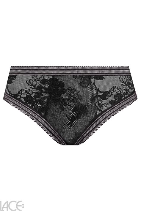 Fantasie Lingerie Fusion Lace Rio Slip BLACK Lace Lingerie Nl