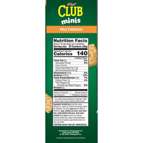 club mini crackers nutrition - Smaller Weblog Photography