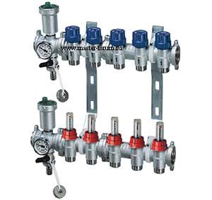 Регулировочный короб для теплого пола схема подключения - 85 фото