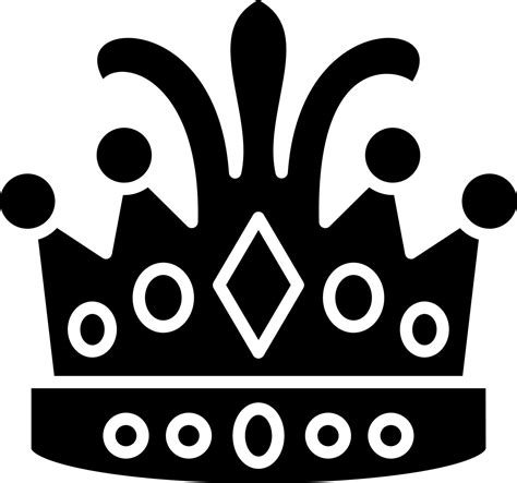 Queen Crown Icon Style 21724248 Vector Art At Vecteezy