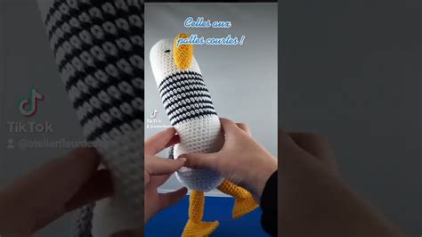 Mouette Pattes Longues Ou Courtes Amigurumi Au Crochet Youtube