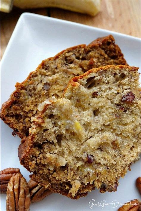 Easy Banana Pecan Bread Is Moist Full Of Delicious Bananas And An Easy To Make Banana Bread