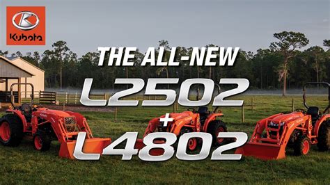 The All New Kubota L L Power And Versatility L Series