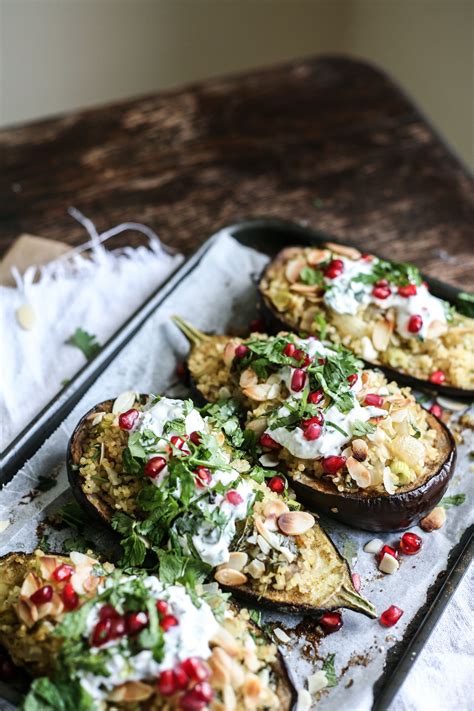 Middle Eastern Bulgur Stuffed Eggplants Middle Eastern Recipes