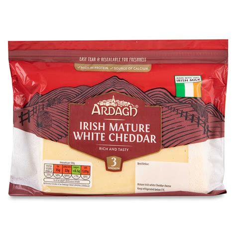 Ardagh Irish Mature White Cheddar 355g Is Halal Install Mustakshif