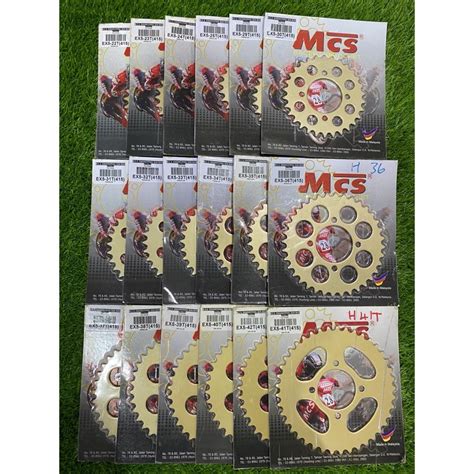 Mcs Front Rear Sprocket Gold Honda Ex Ex Dream Ex Class