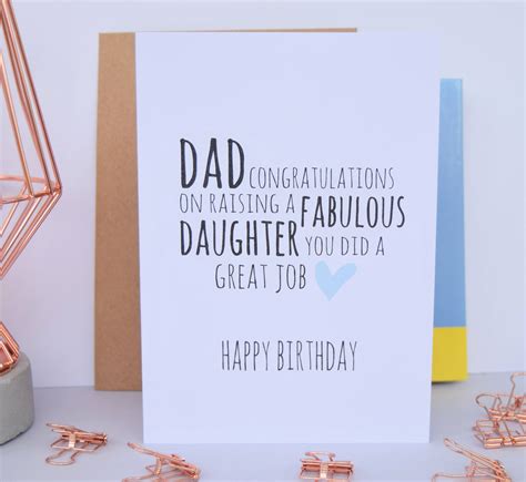 Dad Birthday Card Ideas From Daughter