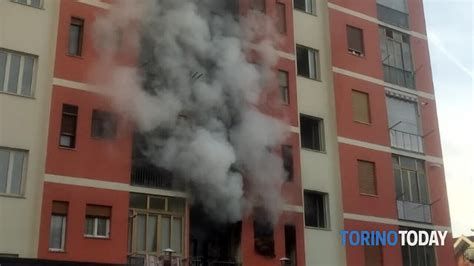 Settimo Torinese Incendio Appartamento Via Monte Bianco