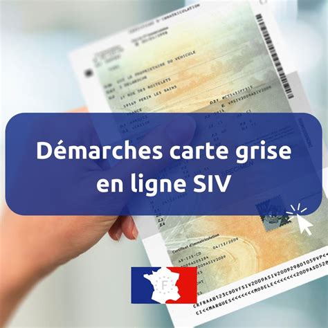 Carte Grise Siv Syst Me D Immatriculation Des V Hicules