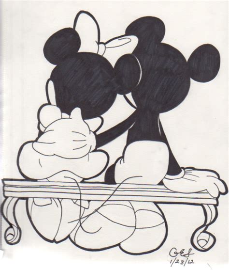 Mickey And Minnie Drawing By GES Who On DeviantArt