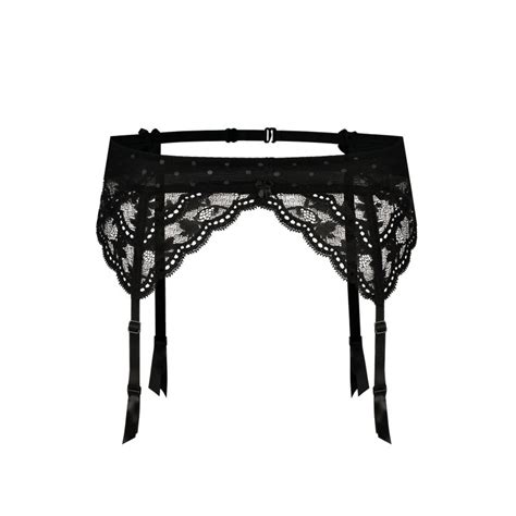 Lingerie Sexy Porte Jarretelle Noir Lagerta Roza Lingerie Couleur