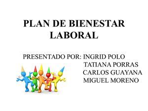 Calam O Plan De Bienestar Laboral