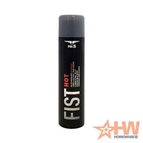 Mr B Fist Hot Ml Silicone Based Lubricant For More Extreme