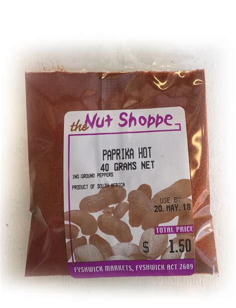 Paprika Hot The Nut Shoppe