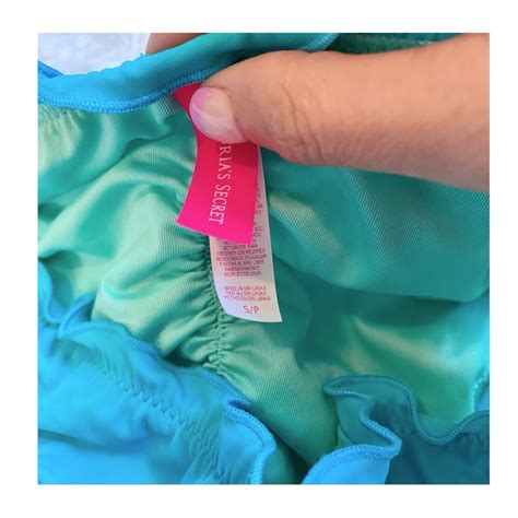 Victorias Secret The Ruffle Cheeky Bikini Bottom Gem