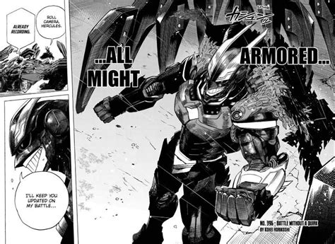 Boku No Hero All Might Retorna à Luta Com A Armadura Do Homem De