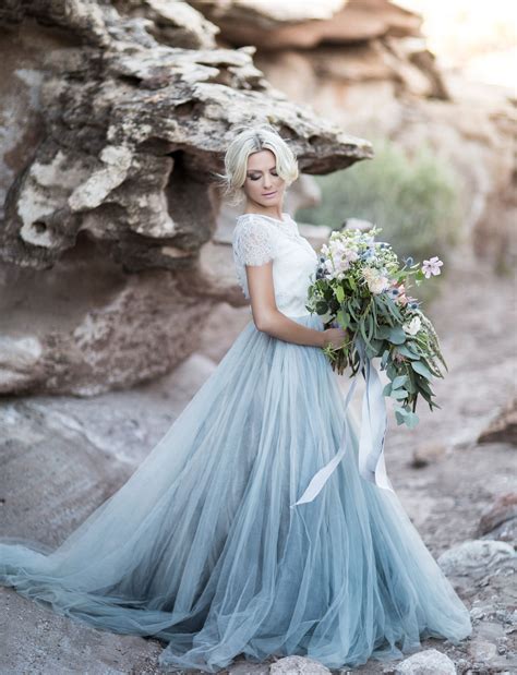 Blue Colored Wedding Dresses