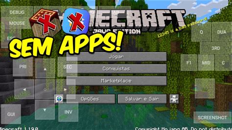 Como Jogar O Minecraft Java Edition No Celular Sem Aplicativos