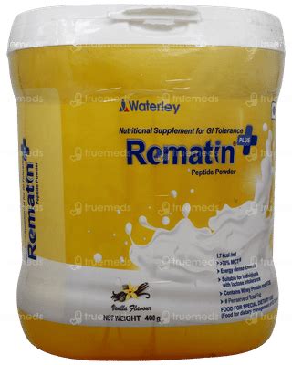 rematin  vanilla flavour peptide powder gm  side effects