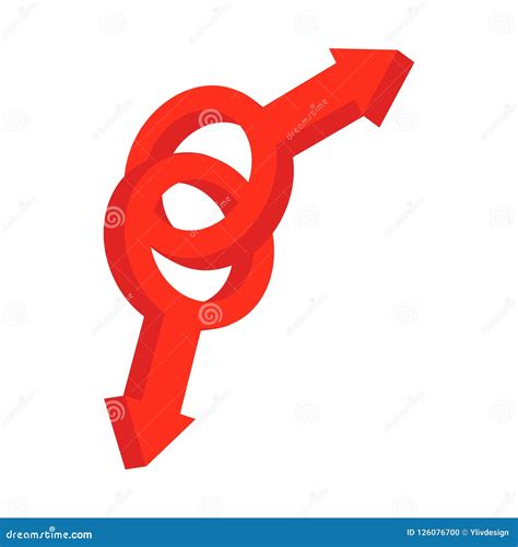 Icono Gay De La Muestra Del Amor Estilo De La Historieta Stock de ilustración Ilustración de