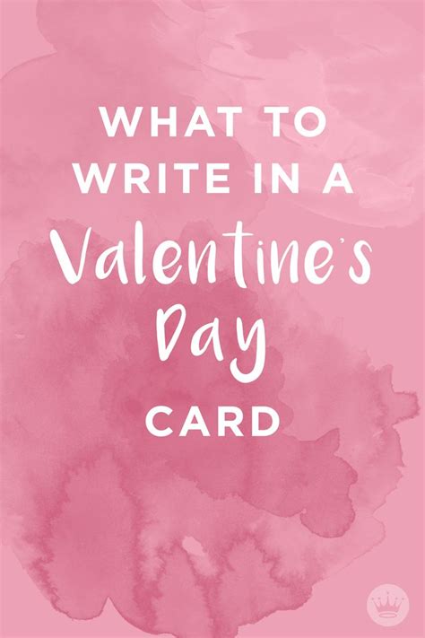 How To Write Valentines Card - Soupcrazy1