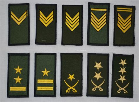 Afghanistan Army Rank Patches