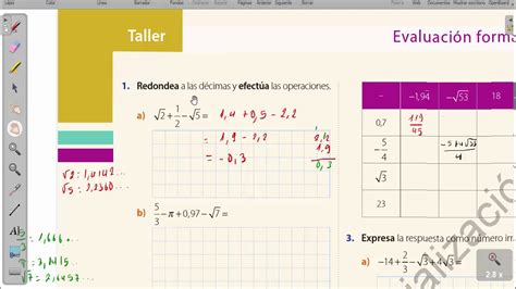 Taller pág 22 23 y 24 9no de EGB suma y resta de reales YouTube