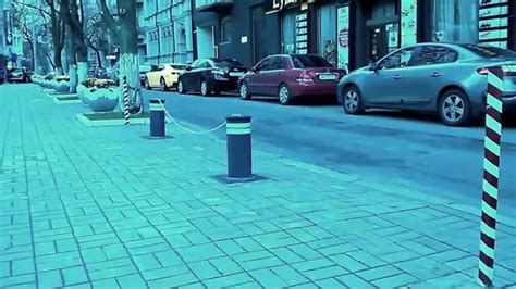 Столб автоматический с ду для парковки - YouTube