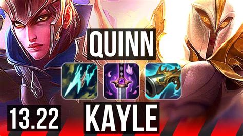 Quinn Vs Kayle Top 1415 500 Games Legendary Rank 14 Quinn