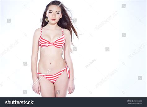 Sexy Woman Print Bikini Stock Photo 100653202 Shutterstock