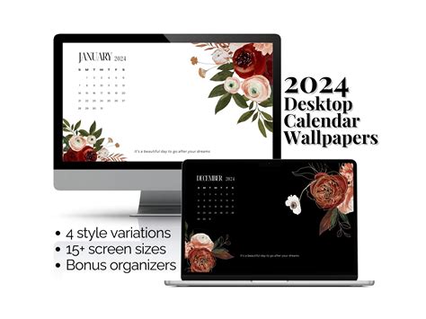 desktop wallpaper floral desktop background wallpaper  monthly