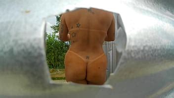 Mujer Grabada En Cabina Al Aire Libre CULONA XVIDEOS