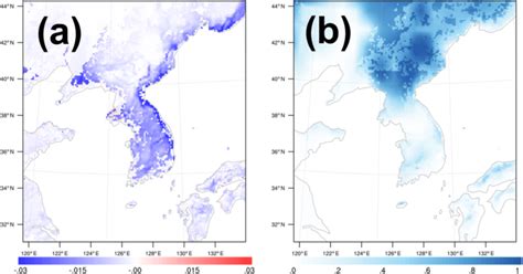(a) Difference of the soil moisture (m 3 m −3 ) (rRSL-rCTL) and (b ...