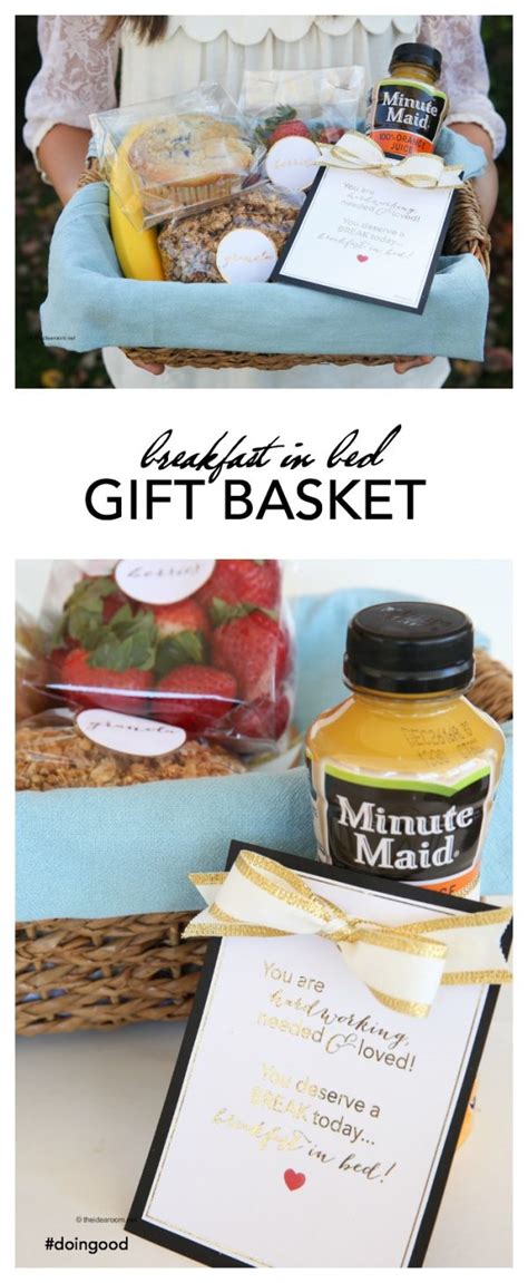 Breakfast in Bed Gift Basket - The Idea Room