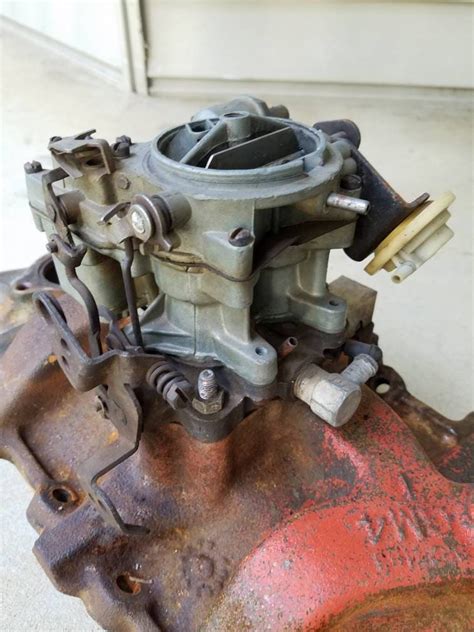 1970 Chevrolet 307 Intake Manifold And Original Carburetor Etsy