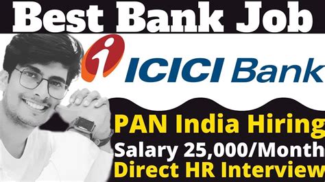 ICICI Bank Latest Jobs For Freshers E Relationship Manager Jobs