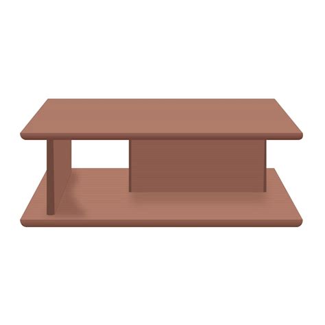 Premium Vector Wooden Table Illustration