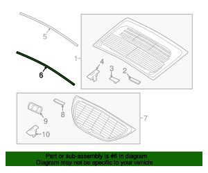 Hyundai - 87132-2V000 - Lower Molding - 2012-2017 Hyundai Veloster ...