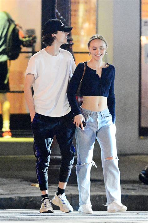 LILY-ROSE DEPP and Timothee Chalamet Out in New York 09/23/2019 ...