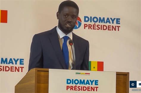 Premier Discours Apr S Sa Victoire Bassirou Diomaye Faye Appelle