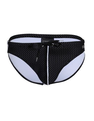 Andrew Christian Mesh Sports Swim Bikini Black