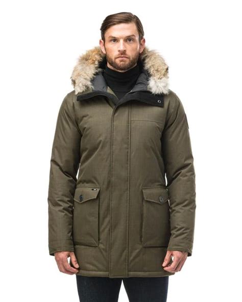 Nobis Yves Parka Army Green For Men Lyst