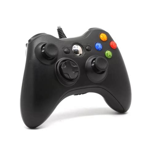 Controle De Xbox 360 Fio Para Video Game PC Fat Joystick USB