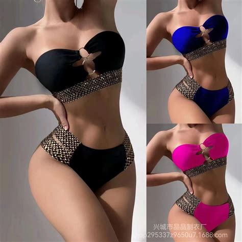 Hot Selling Split Ins Wind Sexy Hollow Beach Swimsuit Lingerie Wholesale Swimwear And Womens
