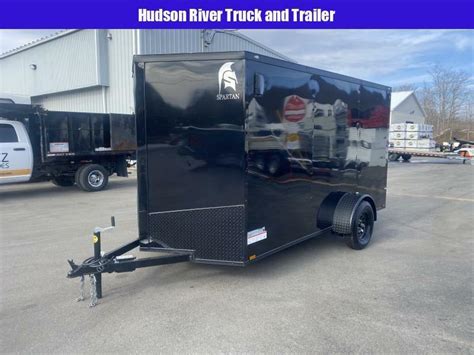 2024 SPARTAN 6X12 TANDEM AXLE ENCLOSED CARGO TRAILER W BLACKOUT PACKAGE