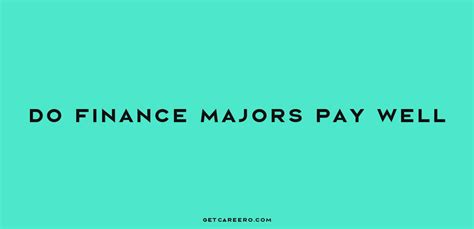 finance majors   good money unveiling  financial