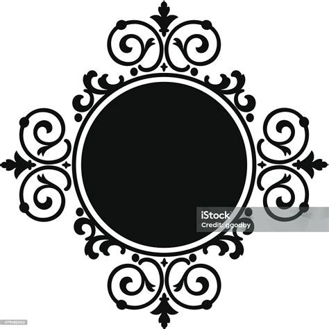 scroll  stock illustration  image  art deco art