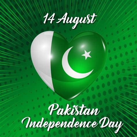 Pakistan Independence Day14th August Template Postermywall