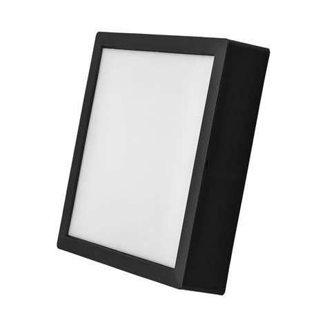 Led Panel Kvadratni W K Crni Novi Volvox