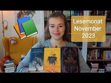 Lesemonat November 2023 Gelesene Bücher YouTube